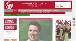 Desktop Screenshot of muenchner-sportclub.de